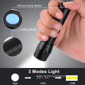 Built In Battery usb Zoom Led Torch